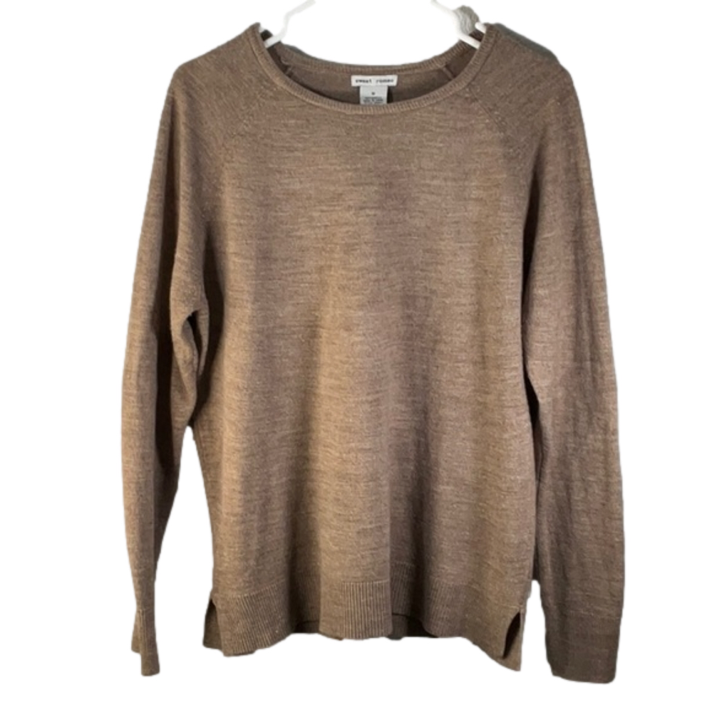 SWEET Romeo Tan Blend Sweater Size Medium